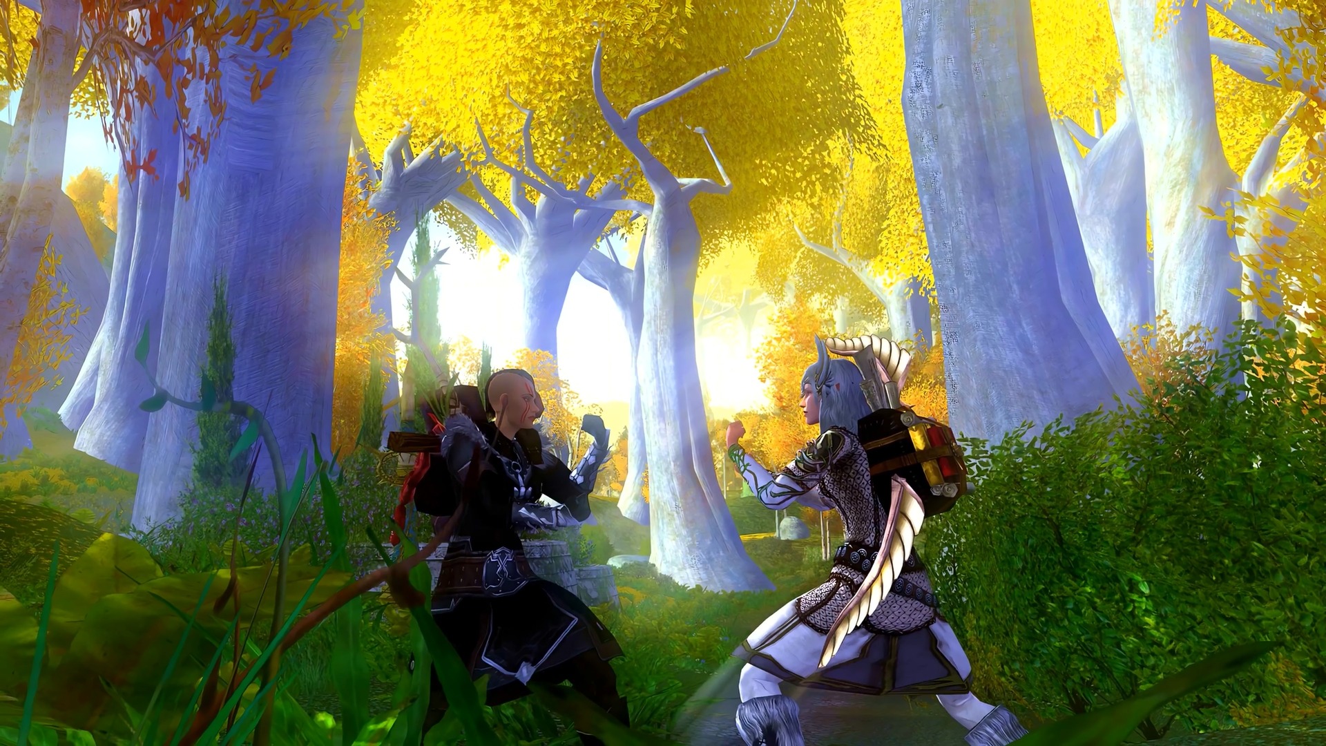 Alenwen und Skaldiv in Lórien