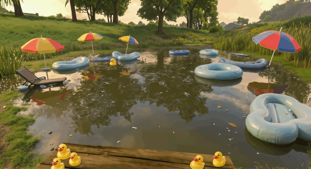 Der Weiher in Stadel